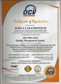 ISO CERTIFICATE 2020-23 SURYA LAB