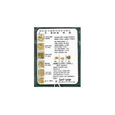 SAND GAUGE CHART